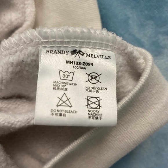 Brandy Melville Crystal Hoodie - Picture 4 of 5